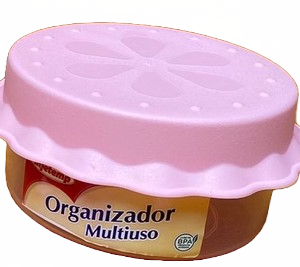 Organizador Multiuso Rosa - 500ml - Injetemp